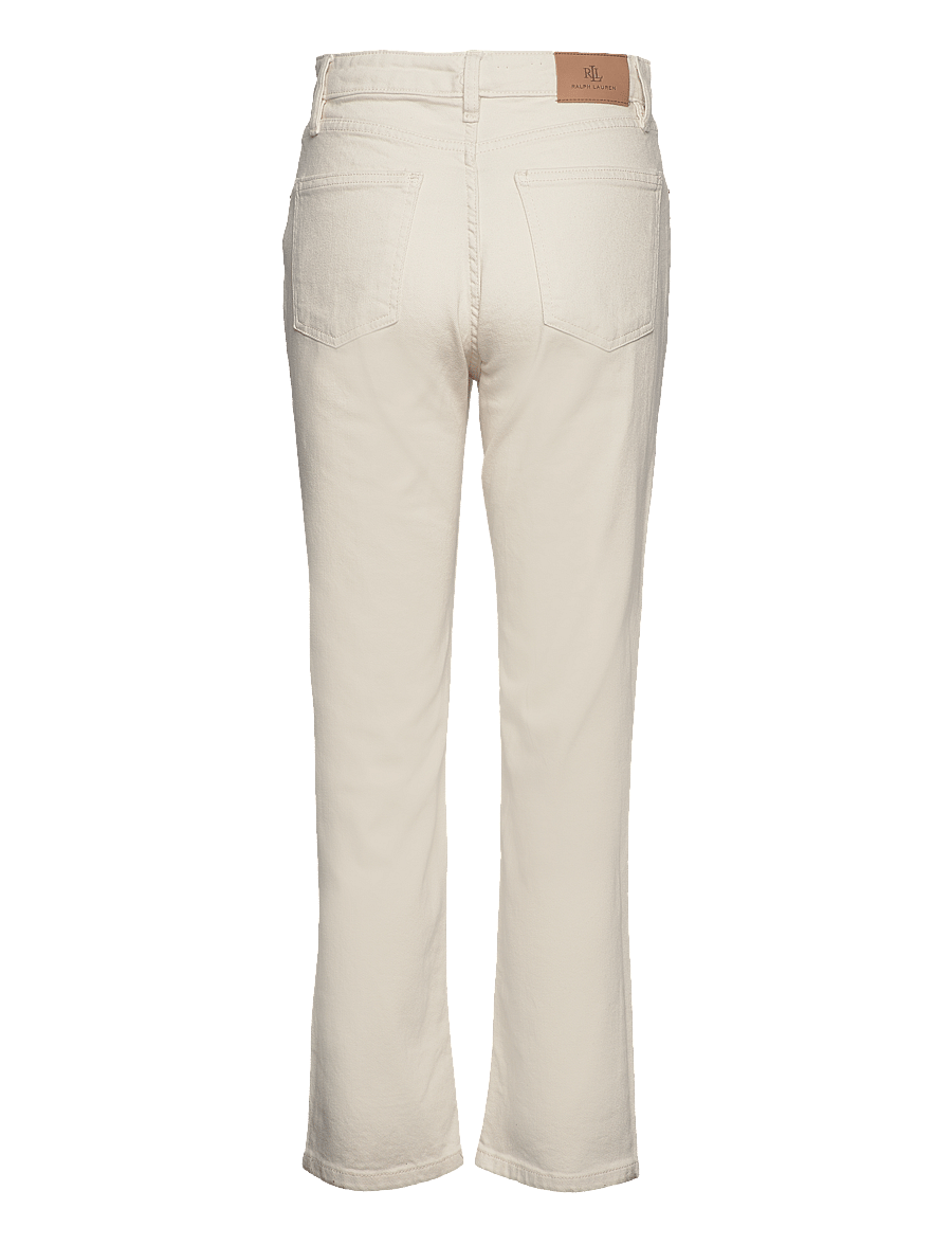 Lauren Ralph Lauren - High-Rise Straight Ankle Jean - cream wash - 1