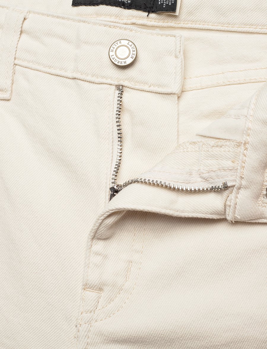 Lauren Ralph Lauren - High-Rise Straight Ankle Jean - cream wash - 3