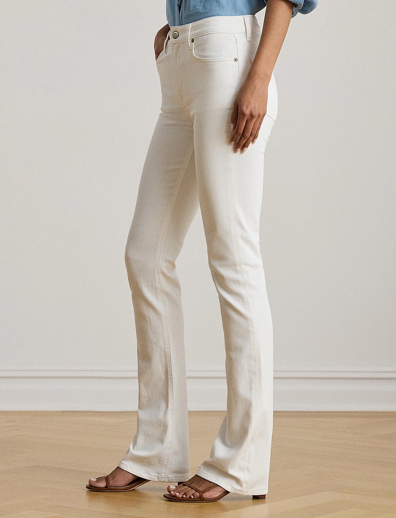 Lauren Ralph Lauren - High-Rise Boot Jean - jeans bootcut - white wsh - 0