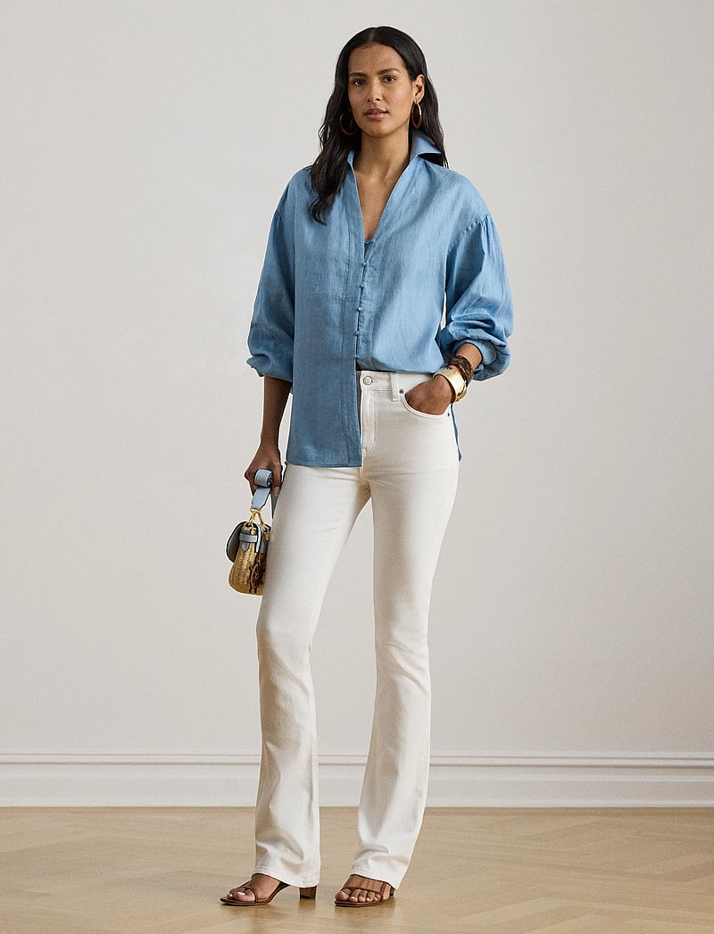 Lauren Ralph Lauren - High-Rise Boot Jean - jeans bootcut - white wsh - 3