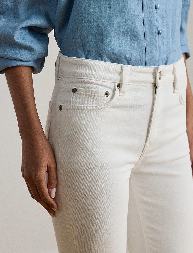 Lauren Ralph Lauren - High-Rise Boot Jean - jeans bootcut - white wsh - 4