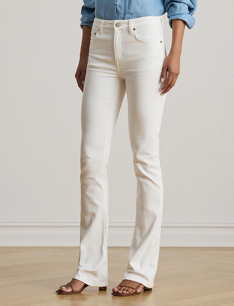 Lauren Ralph Lauren - High-Rise Boot Jean - jeans bootcut - white wsh - 5