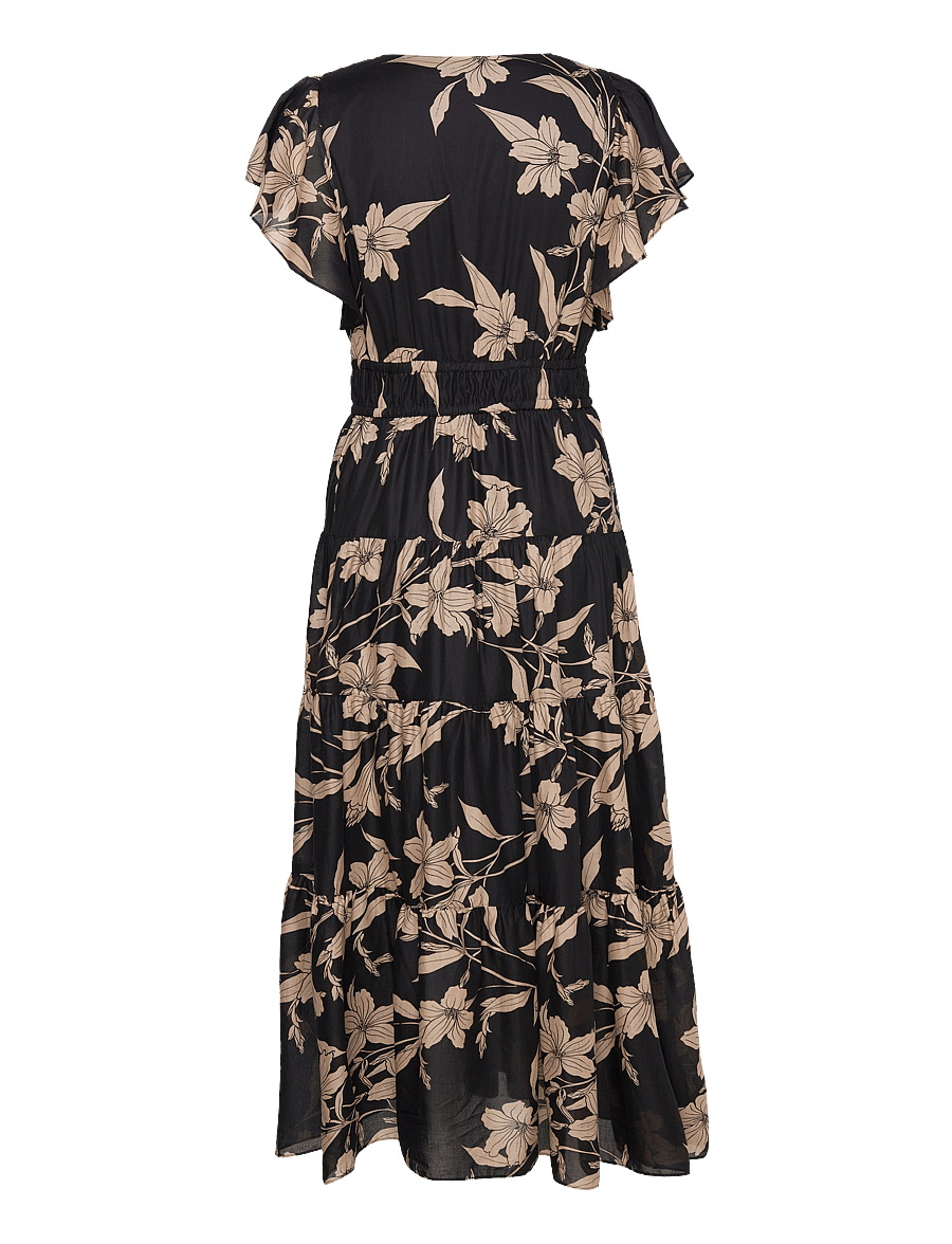 lauren ralph lauren floral cotton voile tiered maxi dress LAUREN RALPH LAUREN Floral Cotton Voile Tiered Maxidress