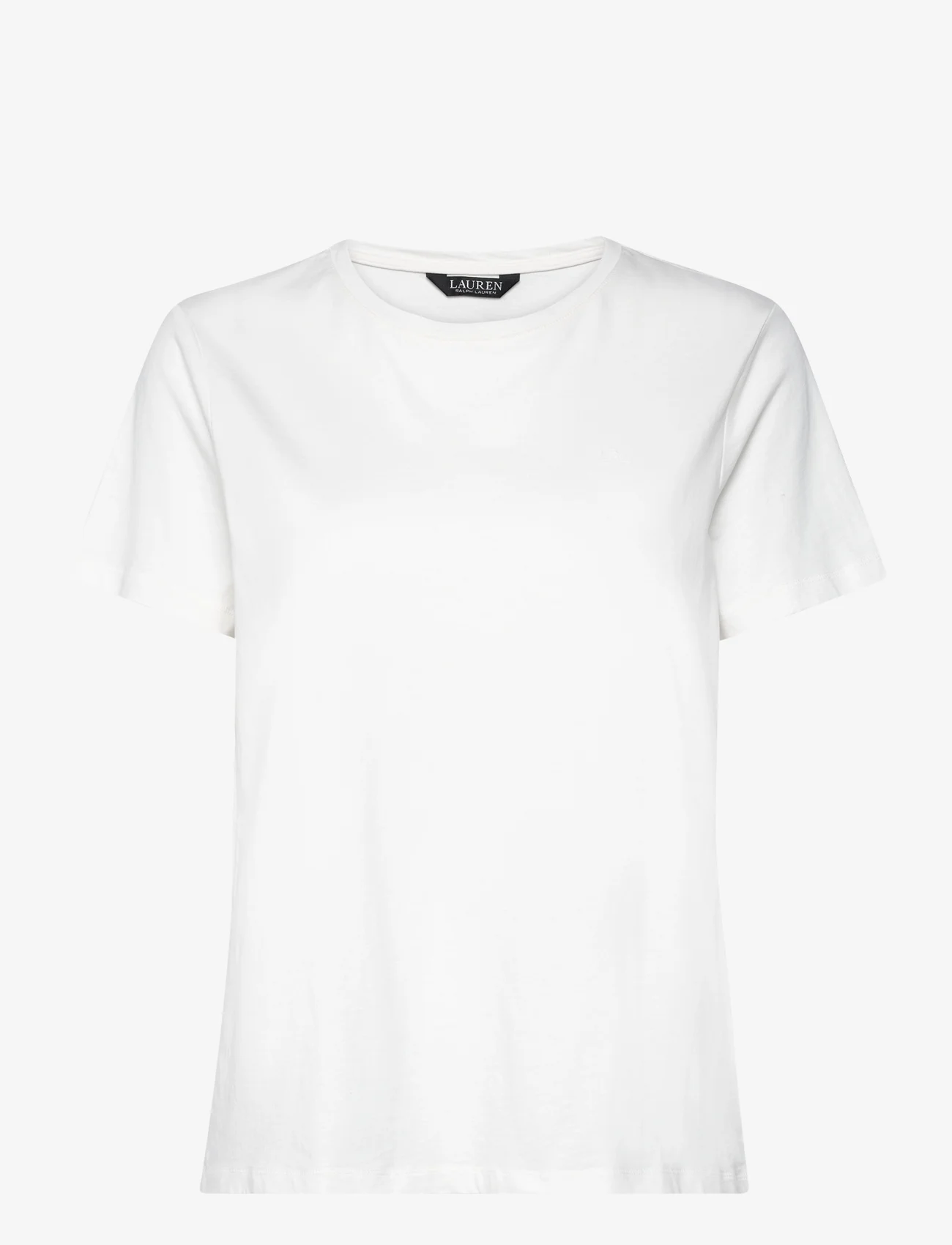 Lauren Ralph Lauren - Cotton Jersey Tee - t-shirts - mascarpone cream - 0