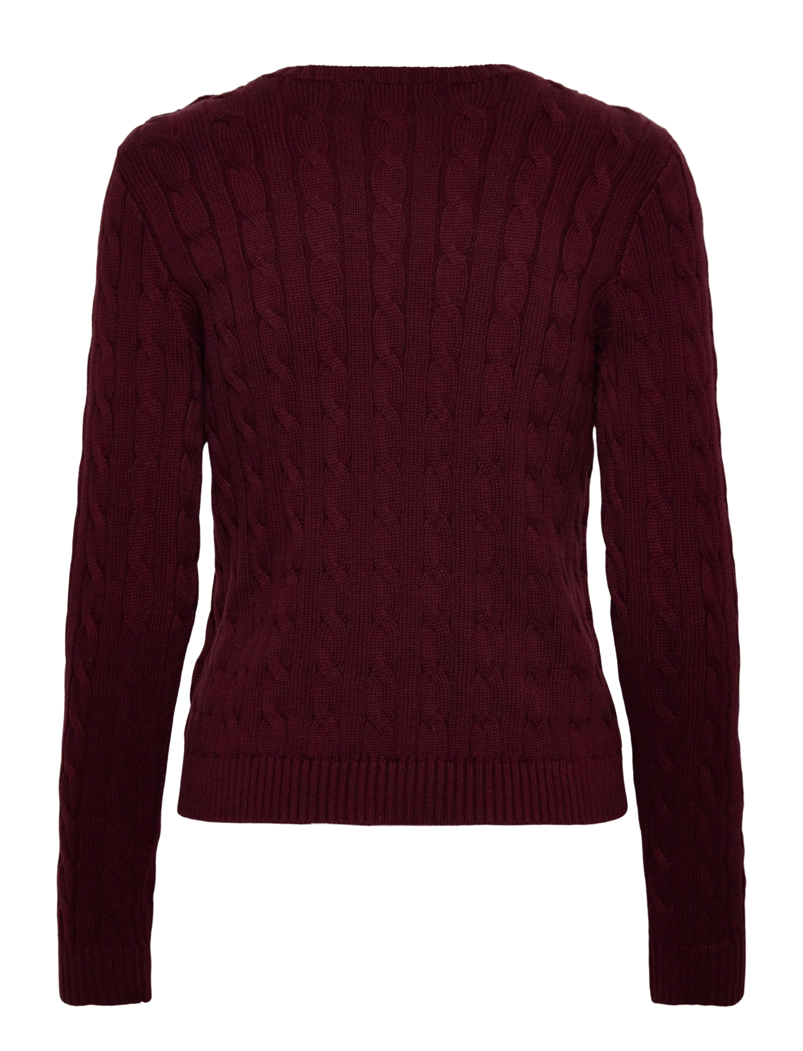 Lauren Ralph Lauren - GASSED COTTON-SWEATER - pullover - dark garnet - 2