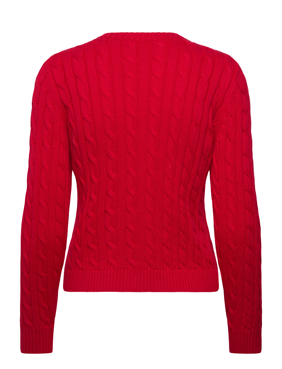 Lauren Ralph Lauren - GASSED COTTON-CARDIGAN - cardigans - cruise red - 2