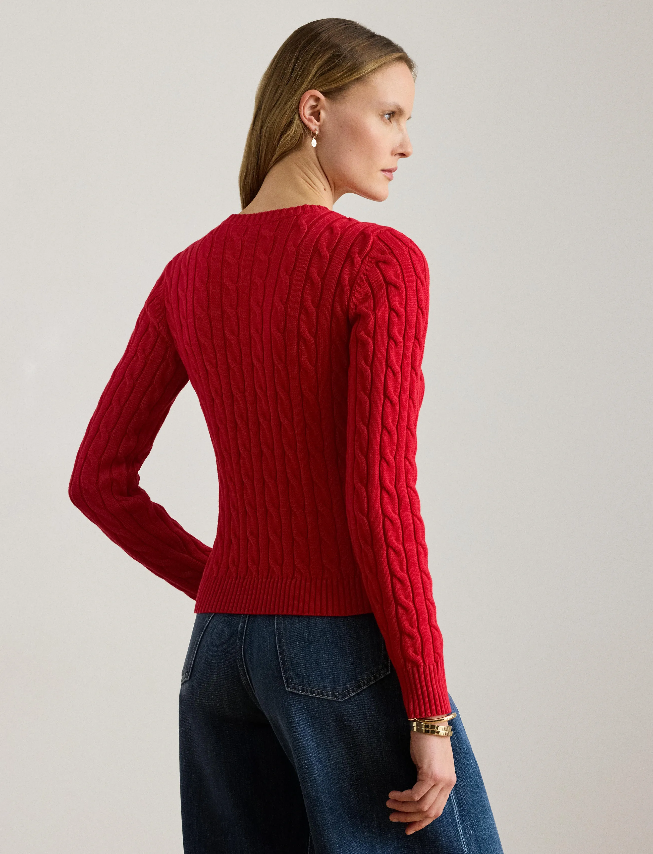 Cable-Knit Cotton Cardigan 2
