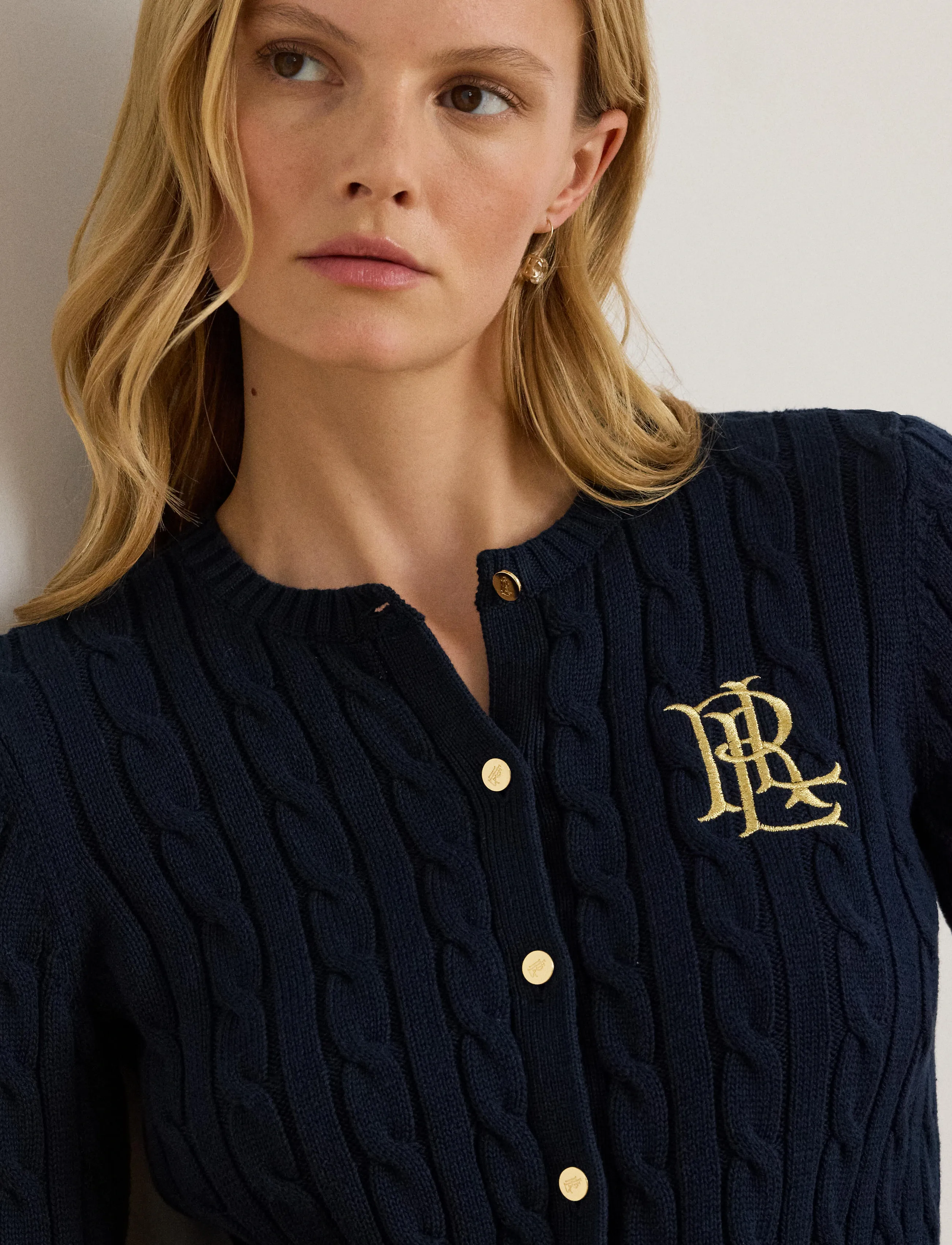 Cable-Knit Cotton Cardigan 7