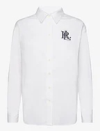 Stretch Cotton Shirt - WHITE