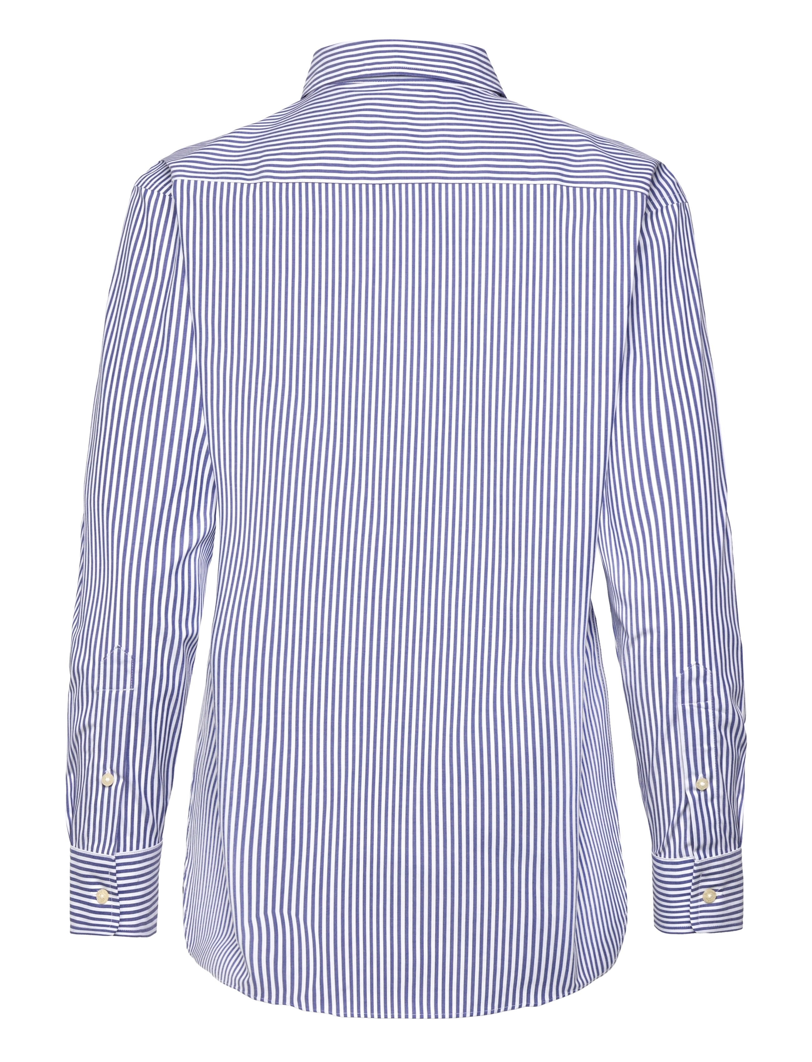 Lauren Ralph Lauren - Relaxed Fit Striped Stretch Cotton Shirt - langærmede skjorter - blue/white - 2
