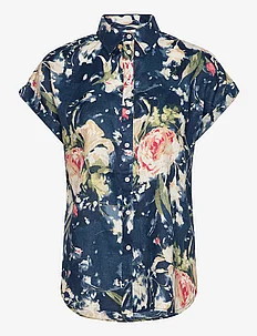 Relaxed Fit Floral Short-Sleeve Shirt, Lauren Ralph Lauren