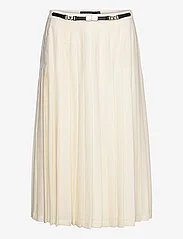 Lauren Ralph Lauren - TK!!! Pleated Georgette Skirt - plisserede nederdele - mascarpone cream - 0
