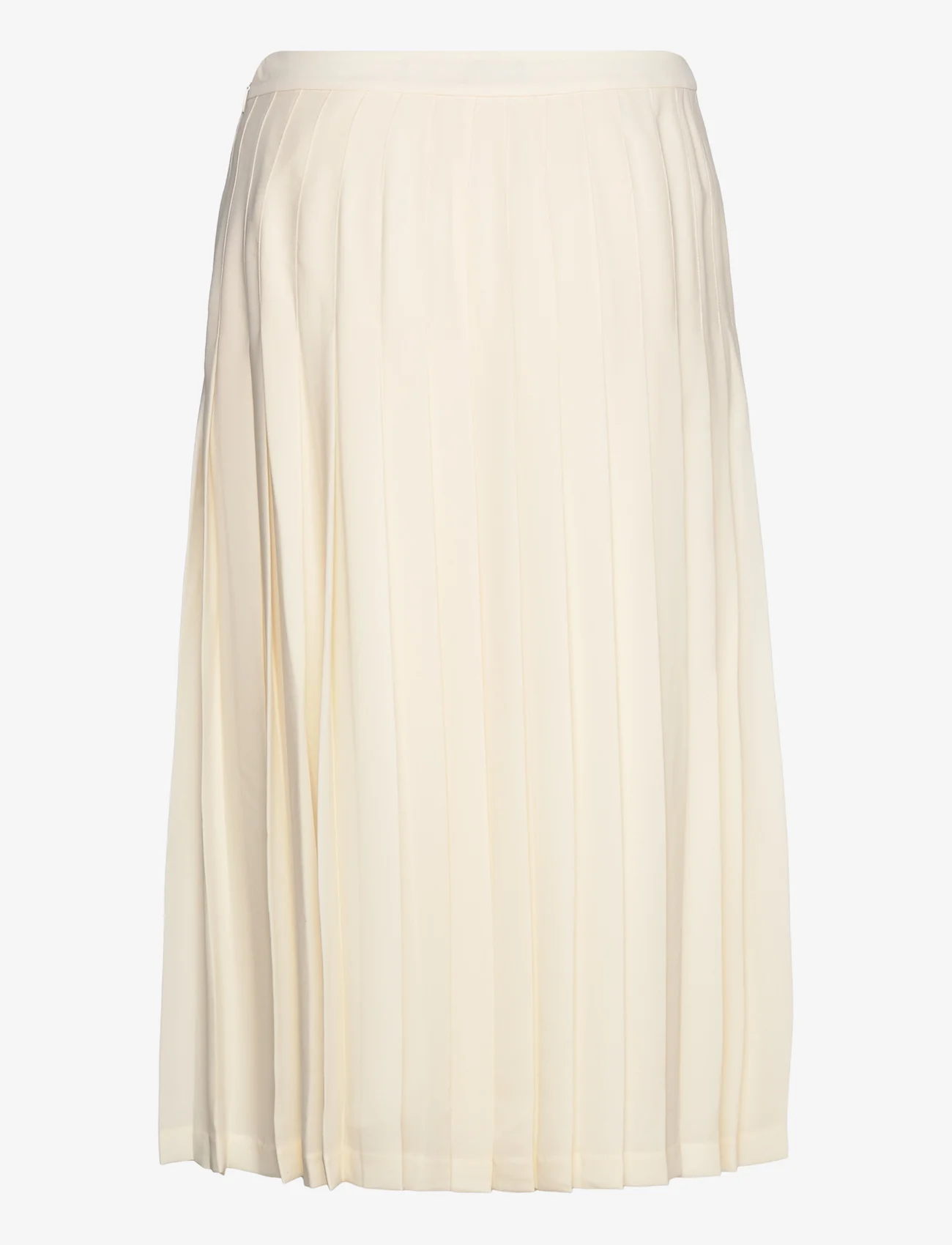 Lauren Ralph Lauren - TK!!! Pleated Georgette Skirt - plisserede nederdele - mascarpone cream - 1