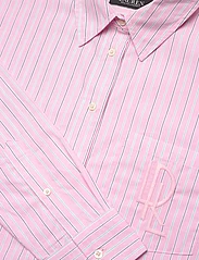 Lauren Ralph Lauren - Relaxed Fit Striped Broadcloth Shirt - langärmlige hemden - pink/white multi - 2