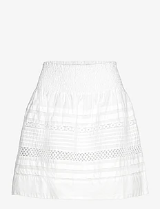 Lace-Trim Cotton Broadcloth Miniskirt, Lauren Ralph Lauren