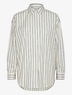 Striped Cotton Broadcloth Shirt, Lauren Ralph Lauren
