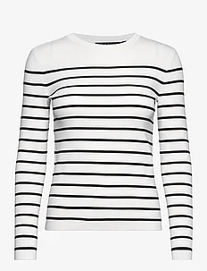 Striped Crewneck Sweater, Lauren Ralph Lauren