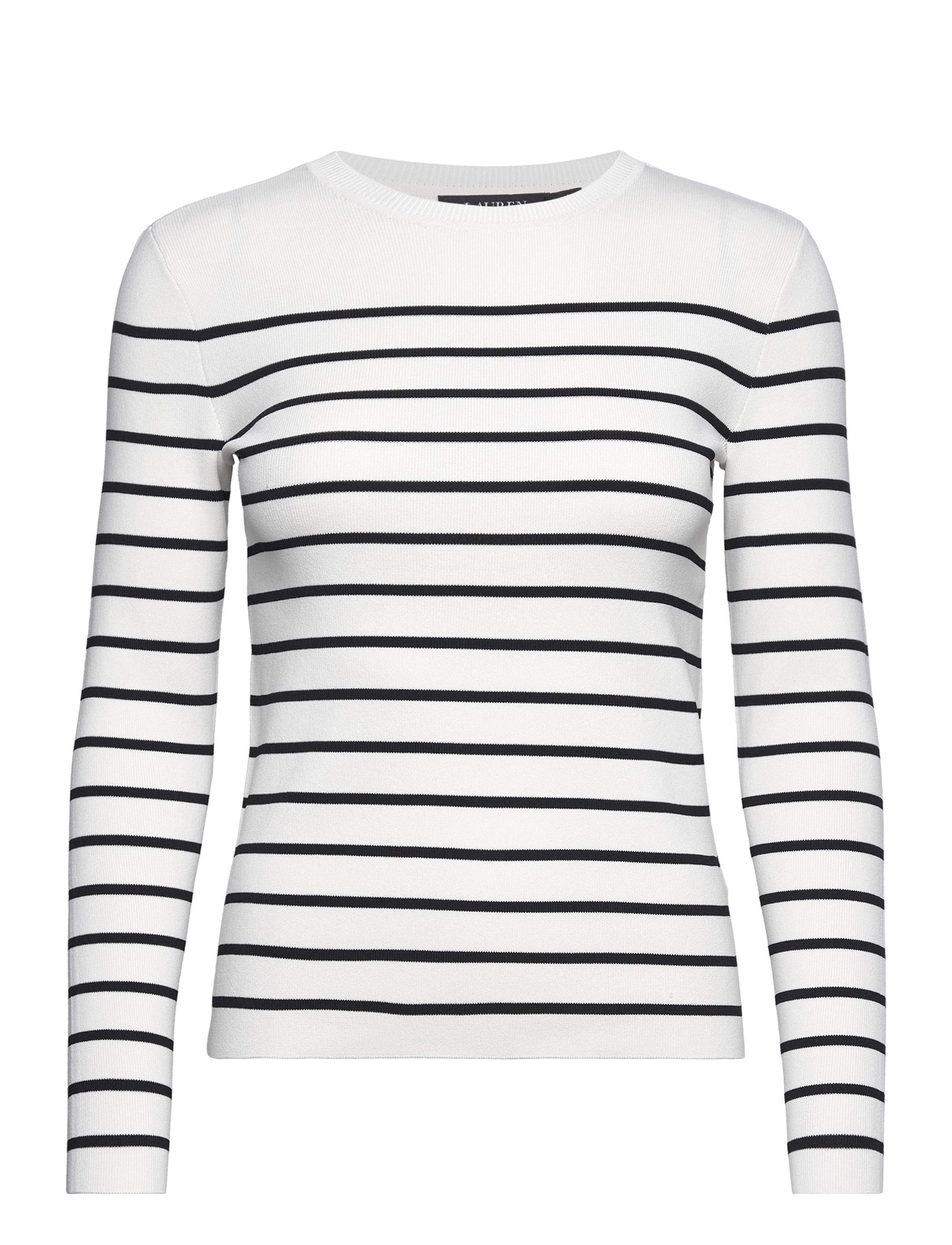 Striped Crewneck Sweater - MASCARPONE