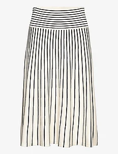 Striped Cotton-Blend Midi Skirt, Lauren Ralph Lauren