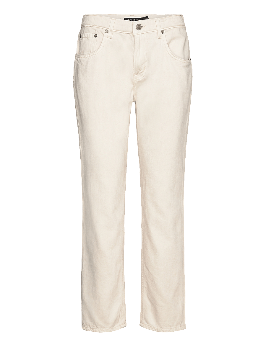 Lauren Ralph Lauren - Relaxed Tapered Ankle Jean - mascarpone cream - 0