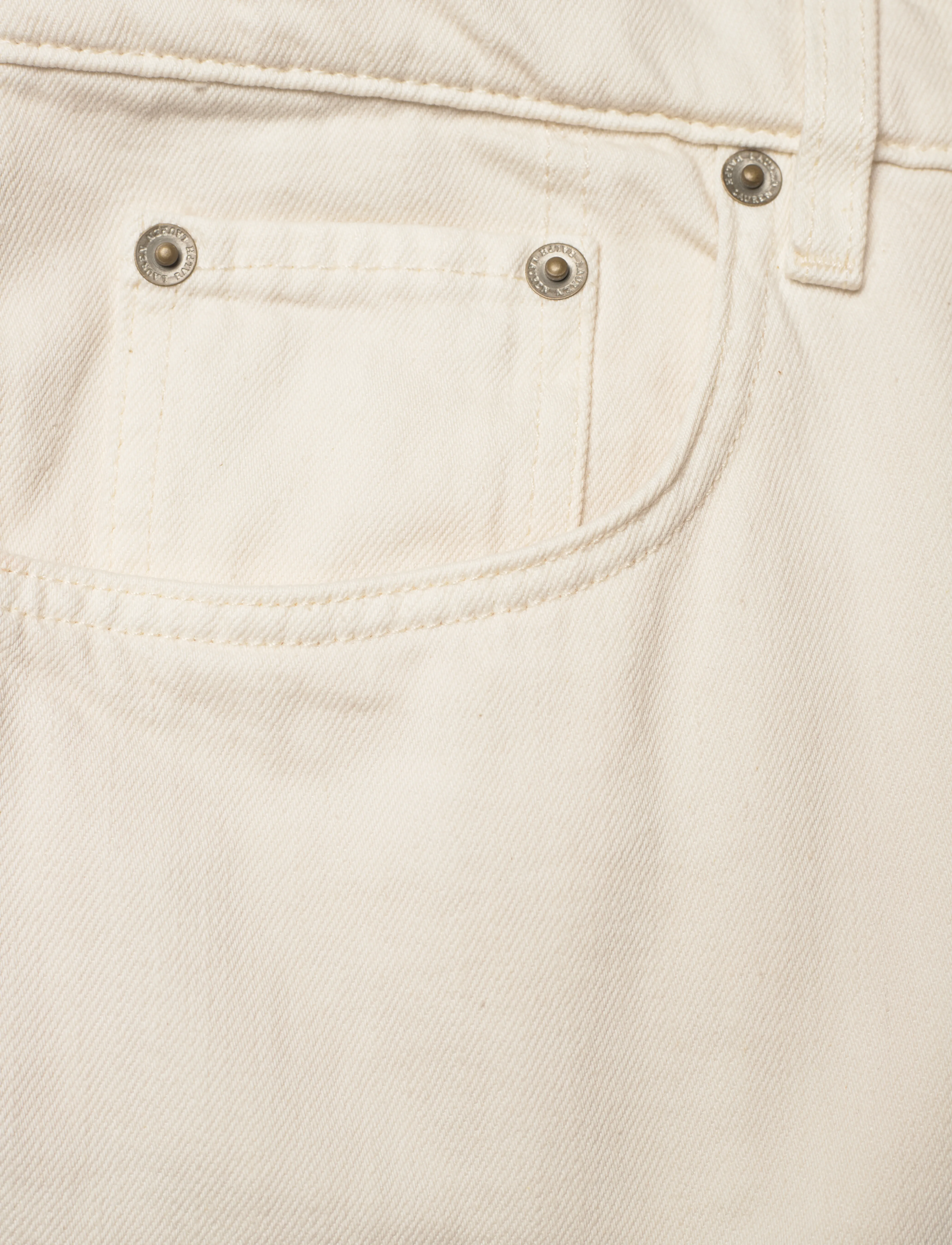 Lauren Ralph Lauren - Relaxed Tapered Ankle Jean - mascarpone cream - 2