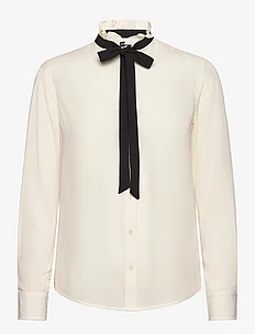 Classic Fit Georgette Tie-Neck Shirt, Lauren Ralph Lauren