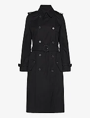Lauren Ralph Lauren - Water-Repellent Belted Twill Trench Coat - spring coats - black - 0
