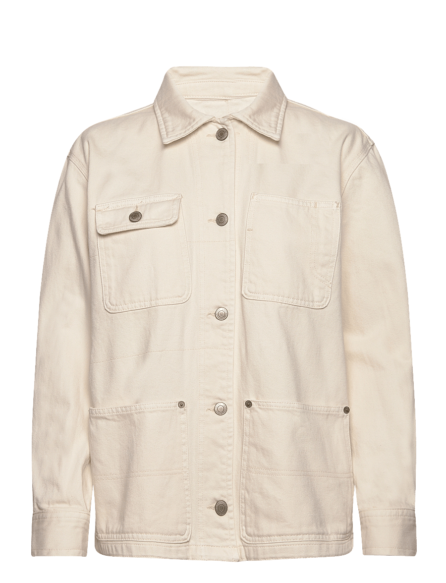 Lauren Ralph Lauren - Denim Shirt Jacket - mascarpone cream - 0