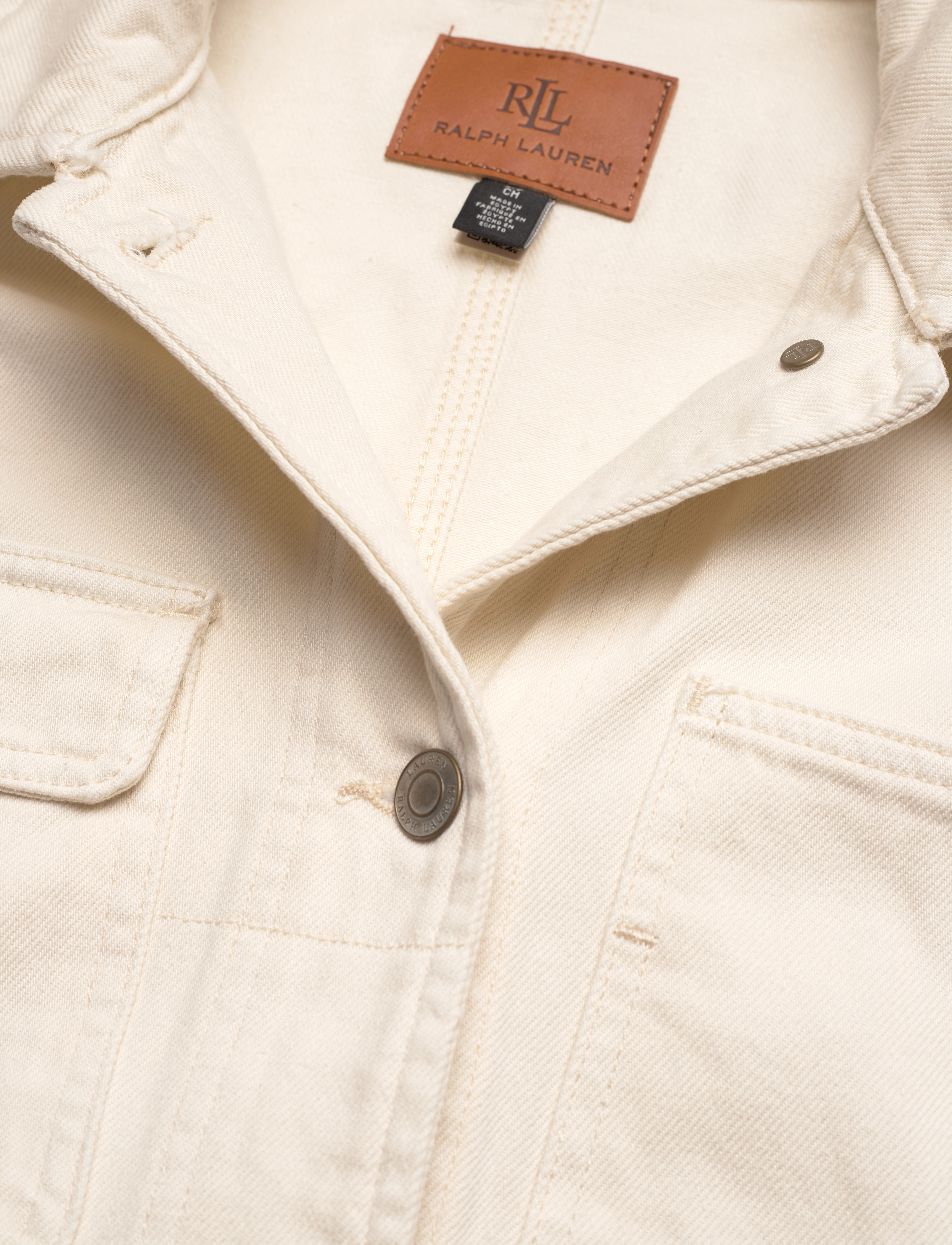 Lauren Ralph Lauren - Denim Shirt Jacket - mascarpone cream - 2