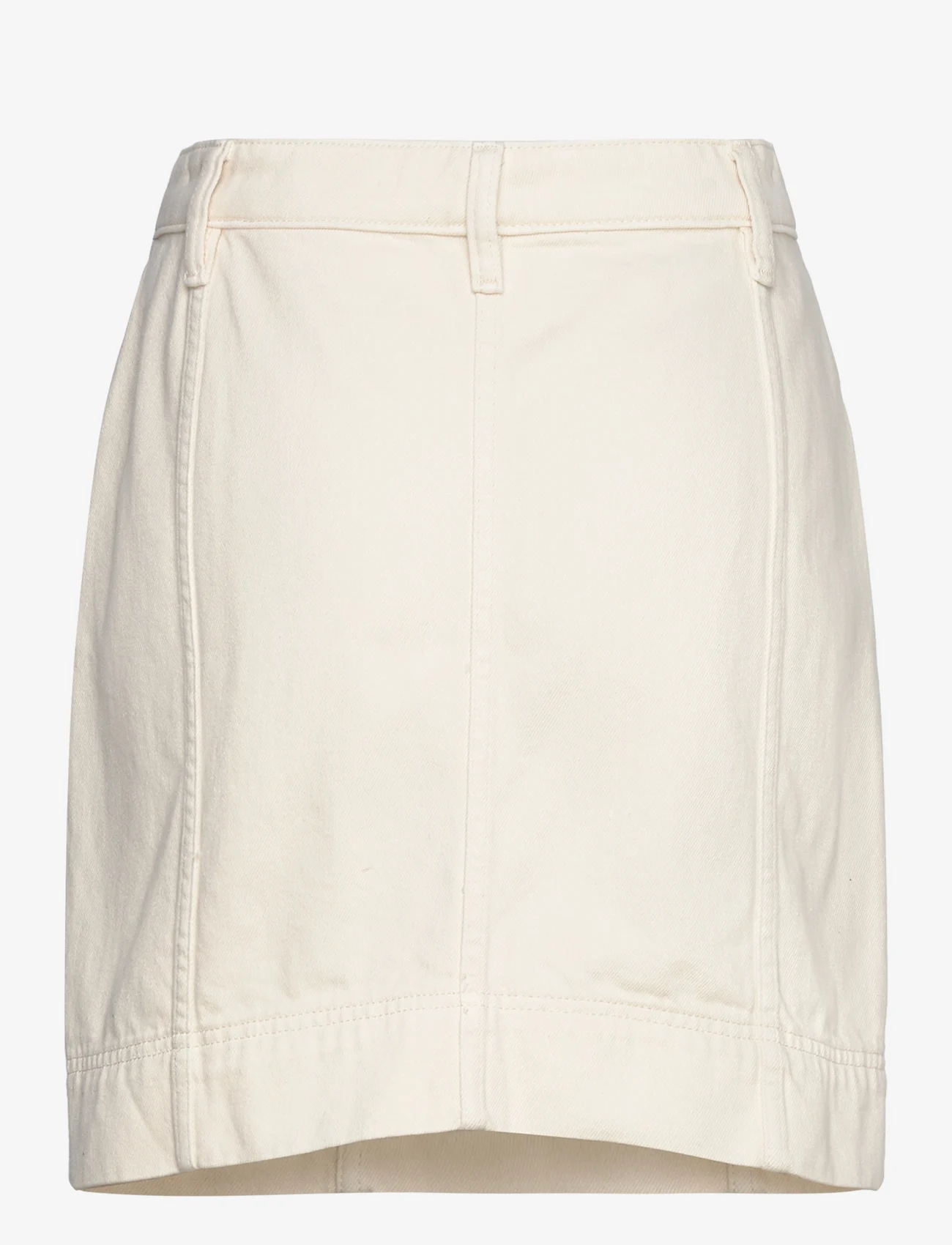 Lauren Ralph Lauren - Denim Pencil Miniskirt - short skirts - mascarpone cream - 1