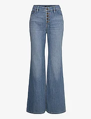 Lauren Ralph Lauren - High-Rise Flare Jean - utsvängda jeans - mirabeau wash - 0