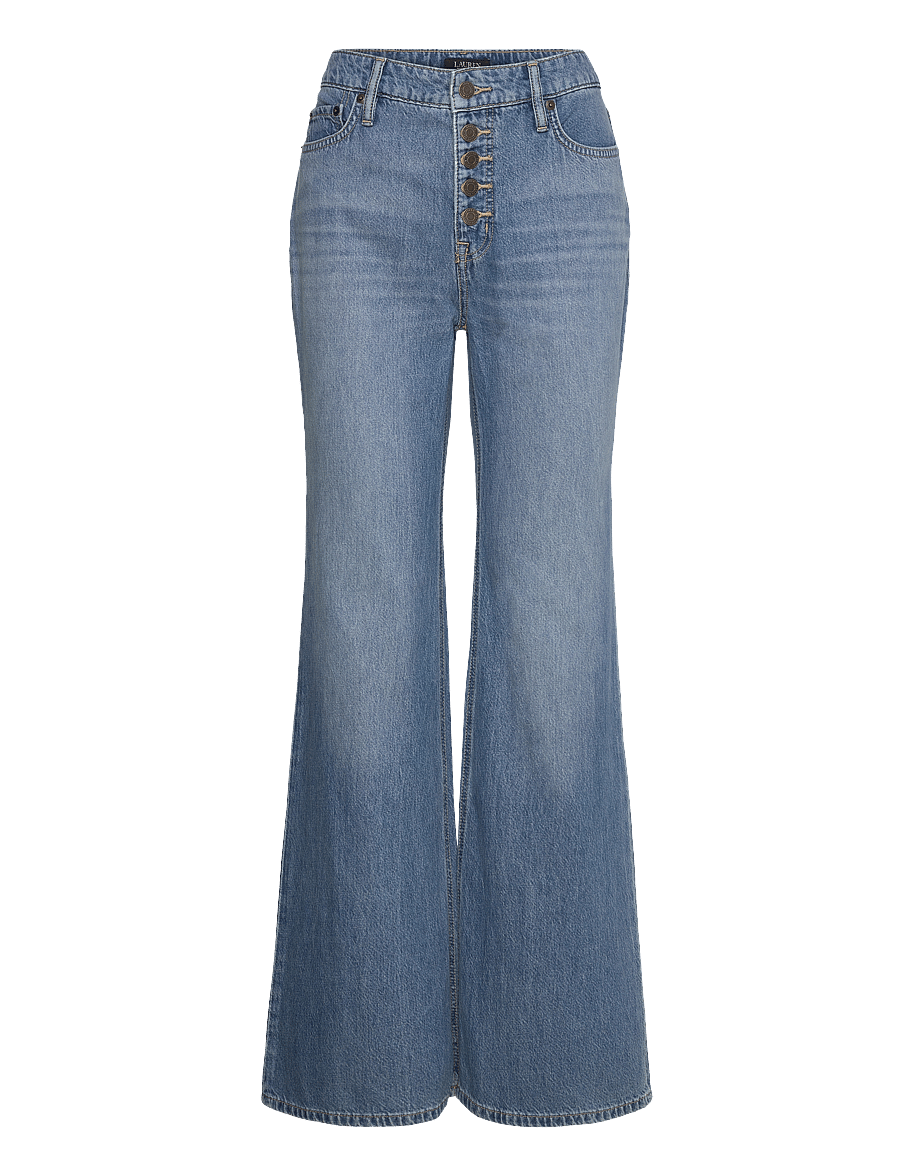 Lauren Ralph Lauren - High-Rise Flare Jean - mirabeau wash - 0