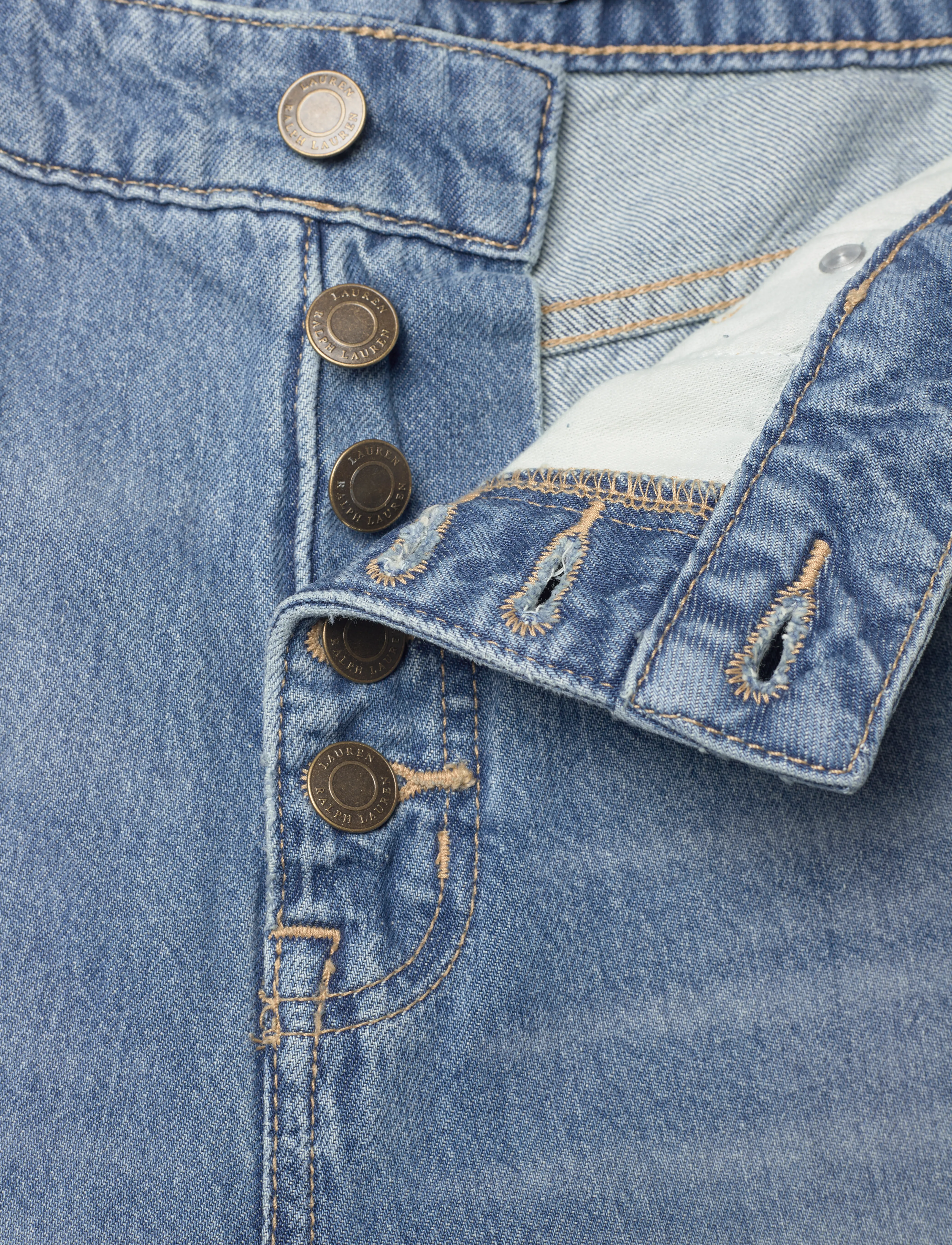 Lauren Ralph Lauren - High-Rise Flare Jean - mirabeau wash - 3