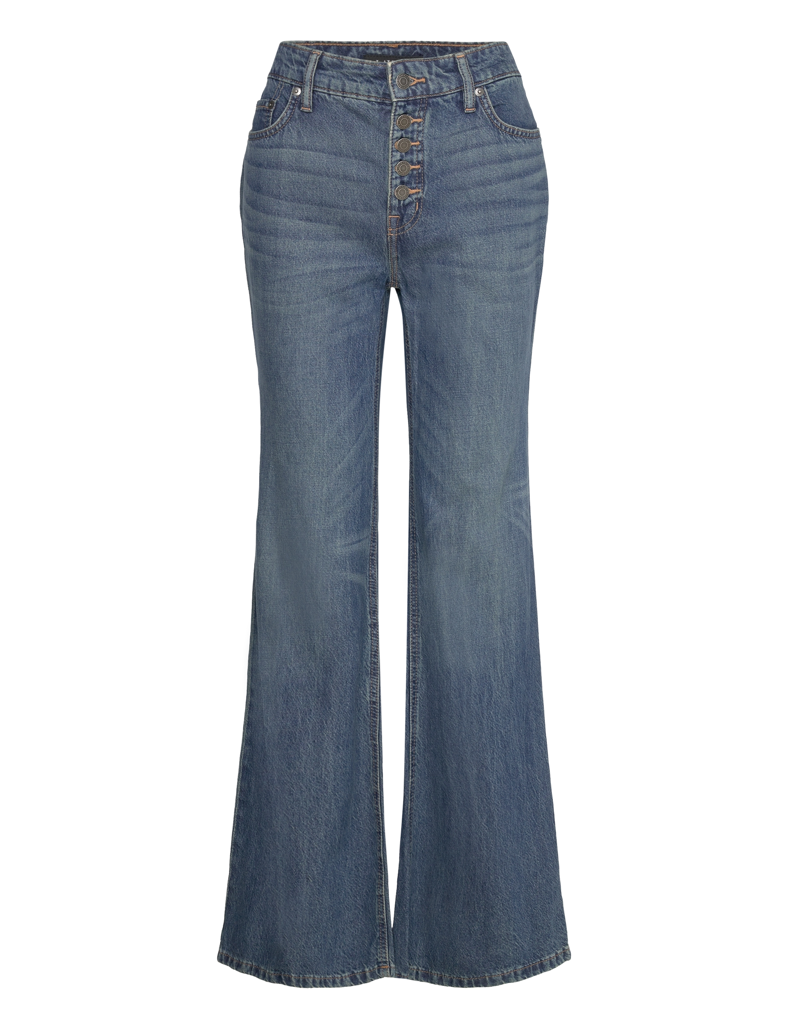 Lauren Ralph Lauren High-Rise Flare Jean - Jeans - DUSK INDIGO WASH / blue