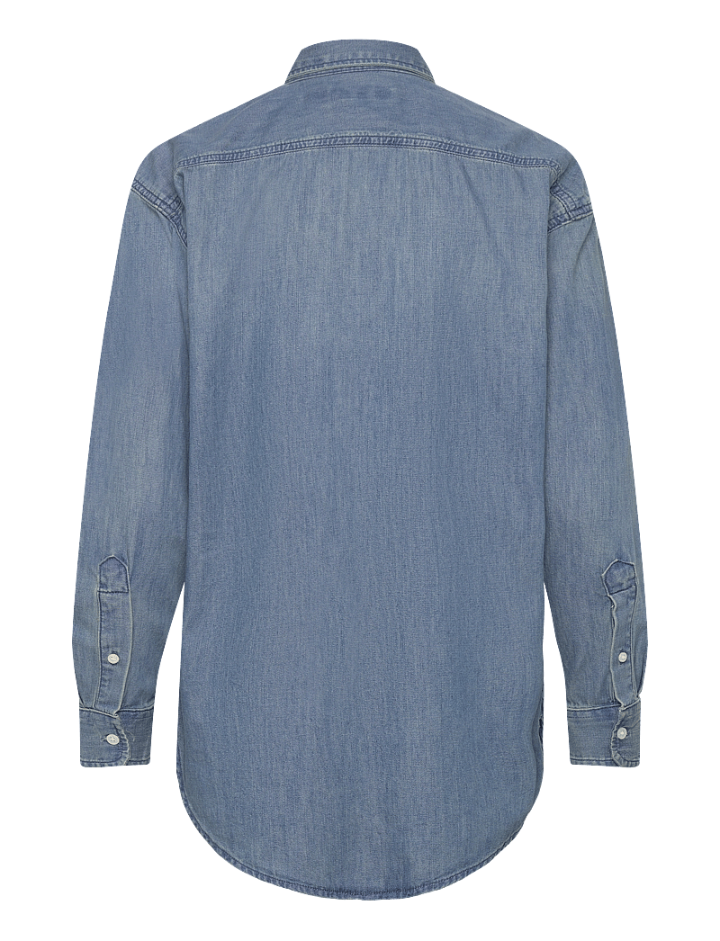 Lauren Ralph Lauren - Relaxed Fit Denim Shirt - denimskjorter - autumn blue wash - 2