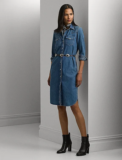 Lauren denim dress sales
