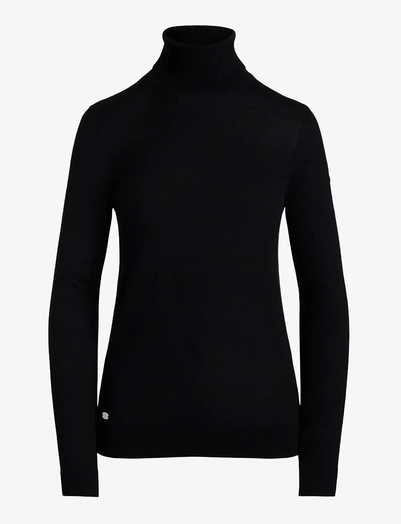 Lauren Ralph Lauren - Silk-Blend Turtleneck Sweater - rullekraver - black - 1