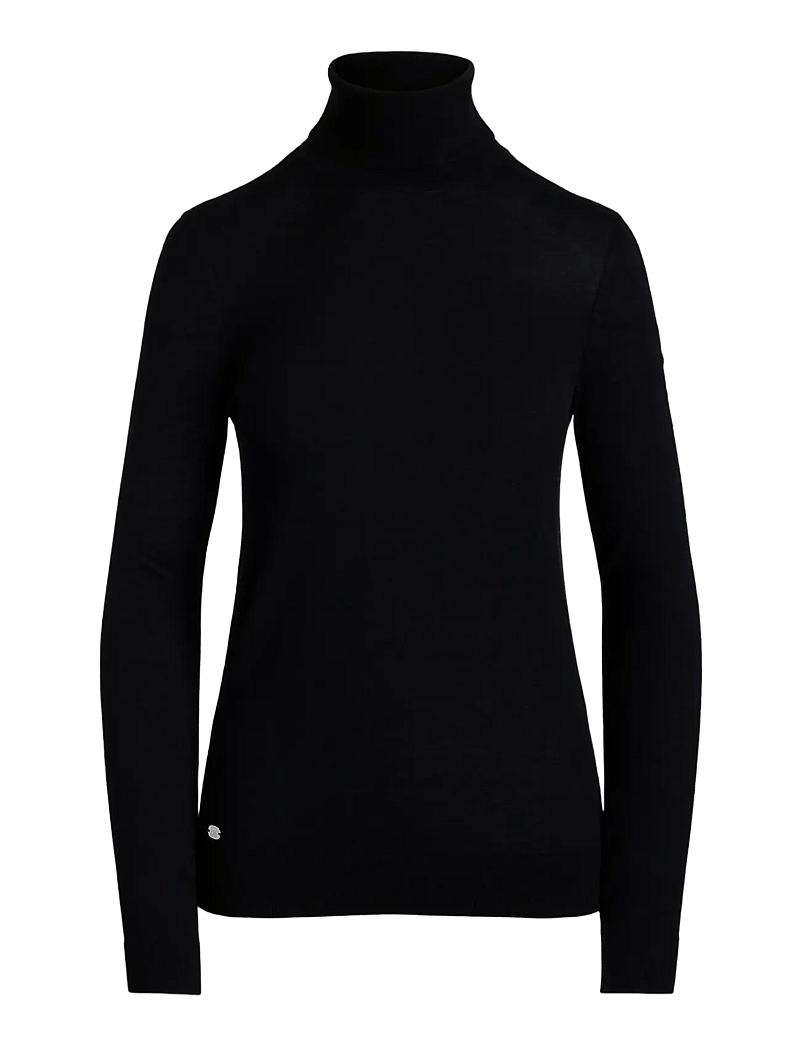 Lauren Ralph Lauren - Silk-Blend Turtleneck Sweater - rollkragenpullover - black - 1
