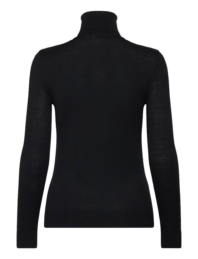 Lauren Ralph Lauren - Silk-Blend Turtleneck Sweater - rollkragenpullover - black - 2