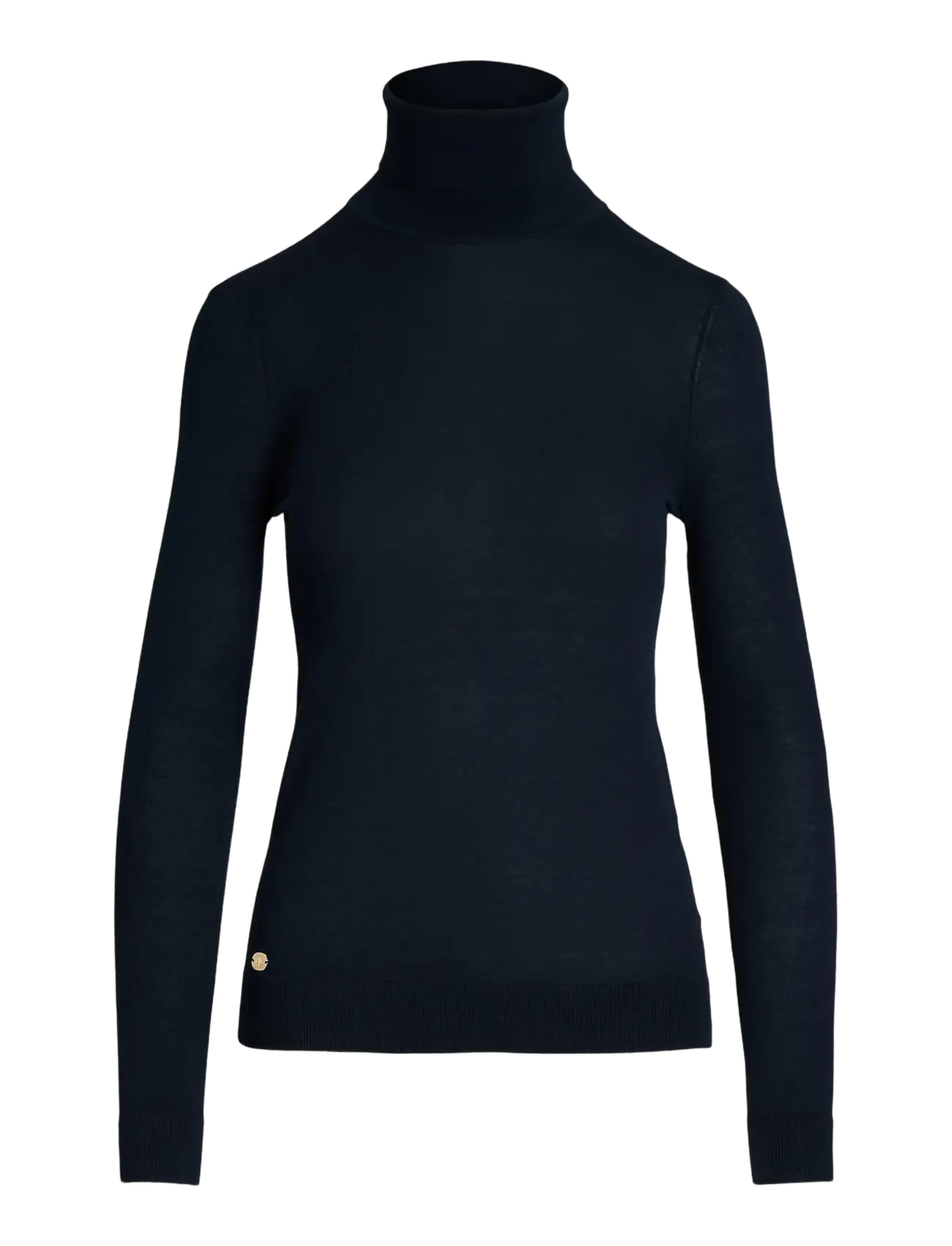 LAUREN RALPH LAUREN Silk-Blend Rollkragen Pullover Navy - XS - Damen