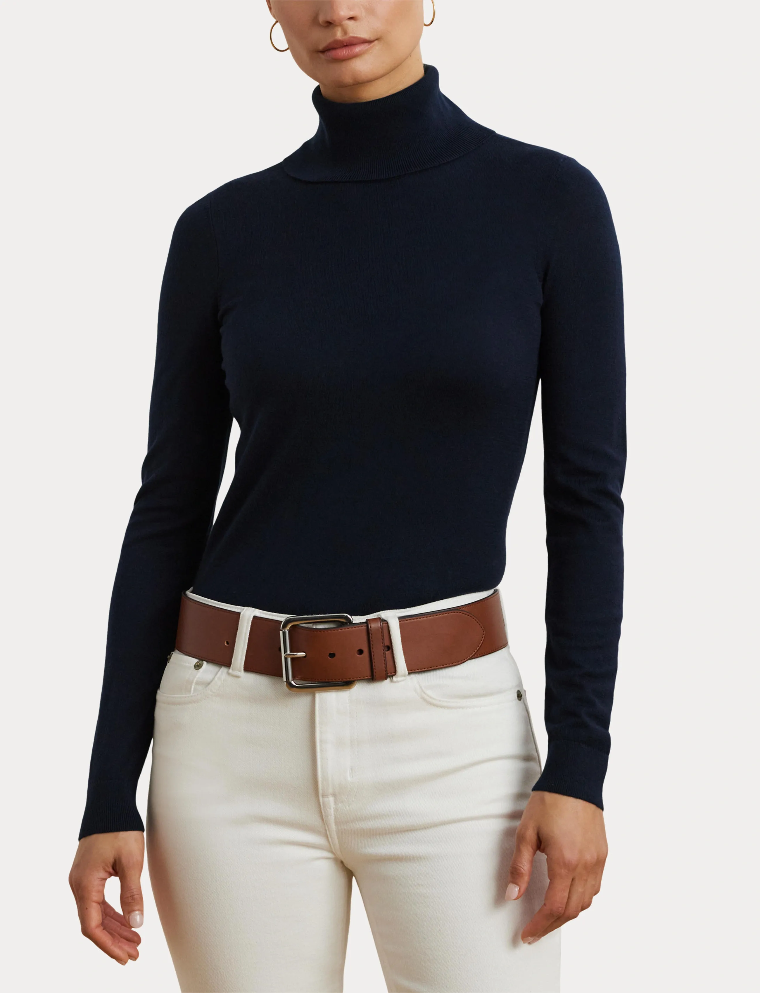 Lauren Ralph Lauren Silk-Blend Turtleneck Sweater tröjor dam – bild 5
