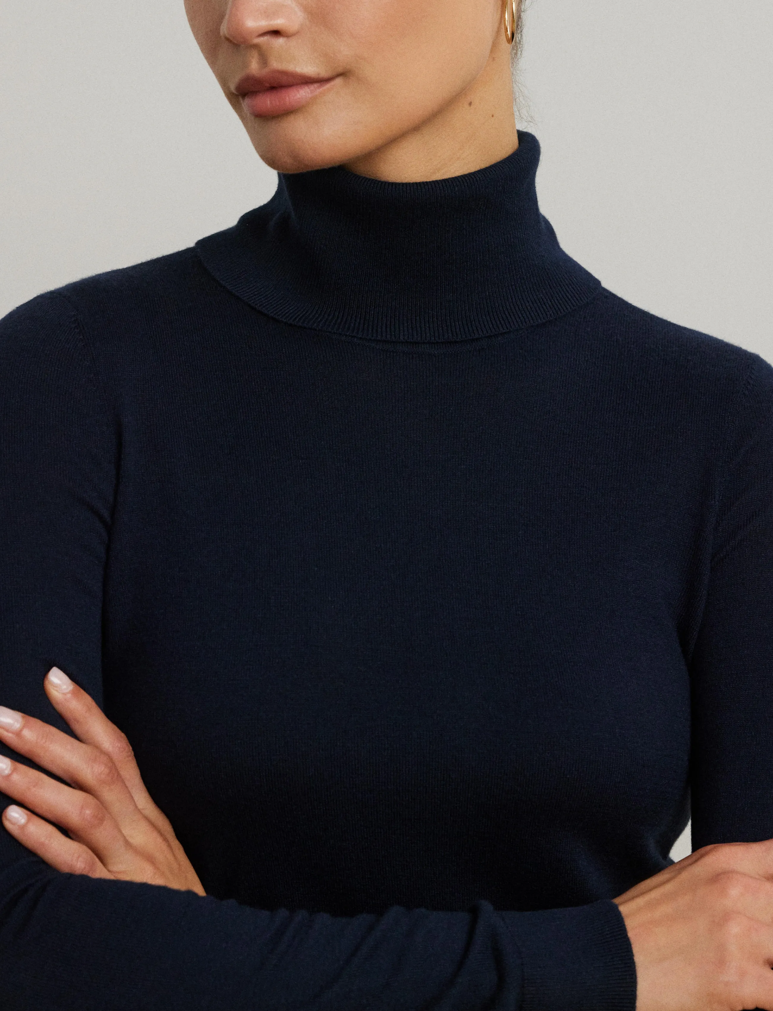 Lauren Ralph Lauren Silk-Blend Turtleneck Sweater tröjor dam – bild 7