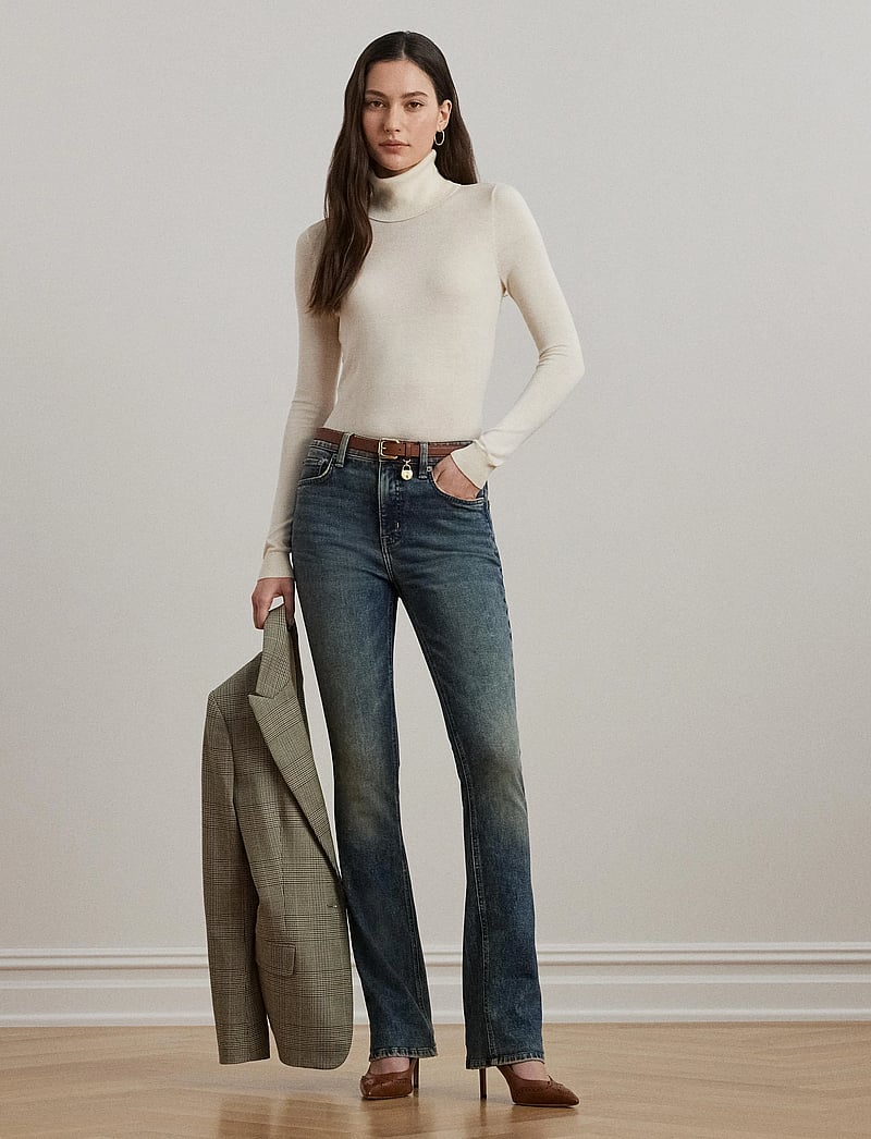 Lauren Ralph Lauren Silk-blend Turtleneck Sweater (RAF200940470