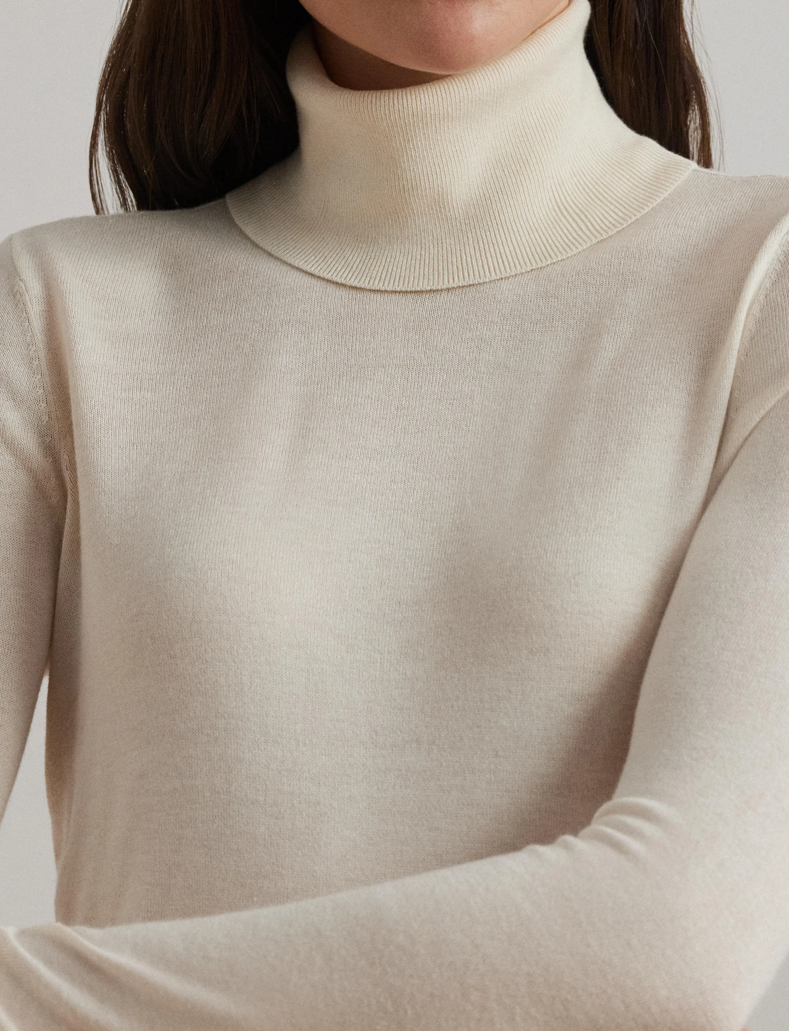 Lauren Ralph Lauren Silk-Blend Turtleneck Sweater tröjor dam – bild 7