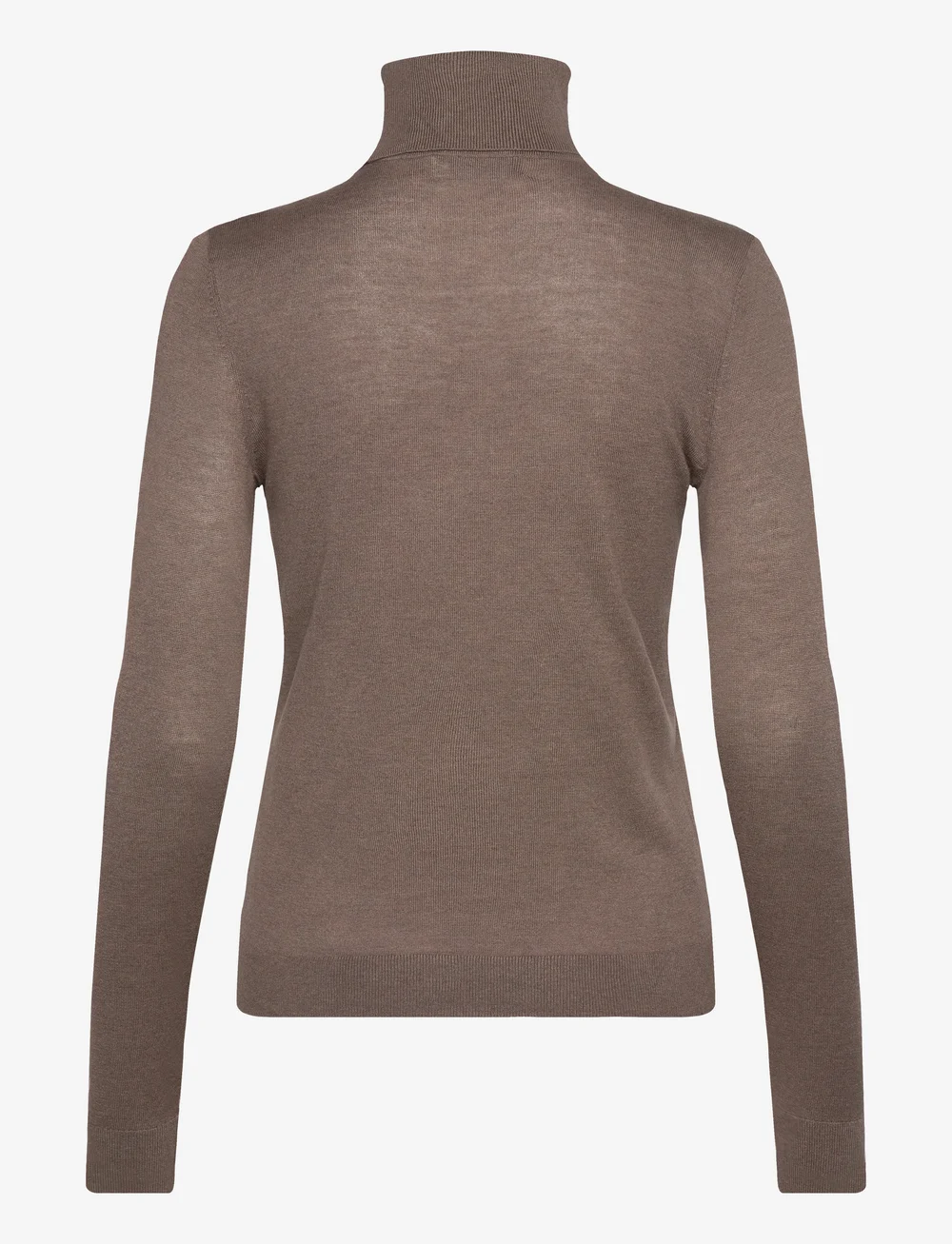 Lauren Ralph Lauren - Silk-Blend Turtleneck Sweater - rollkragenpullover - taupe brown heath - 2