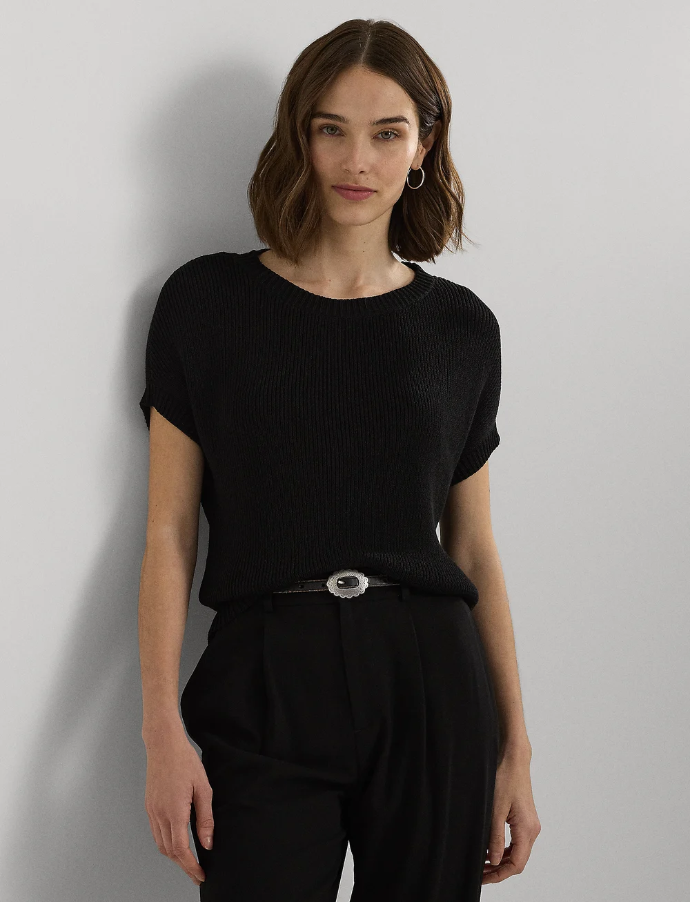 Lauren Ralph Lauren Rib knit Short sleeve Sweater T shirts Boozt