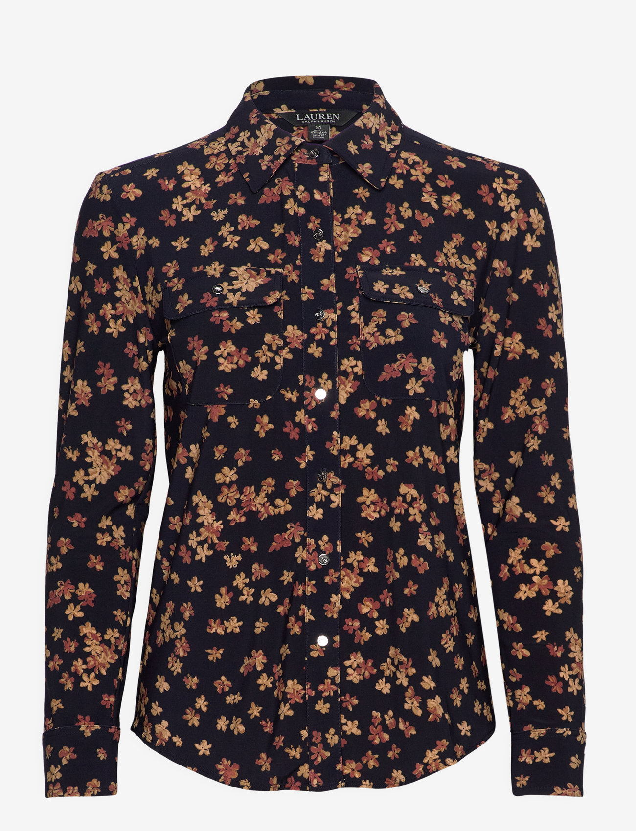 Lauren Ralph Lauren Slim Fit Floral Stretch Jersey Shirt 