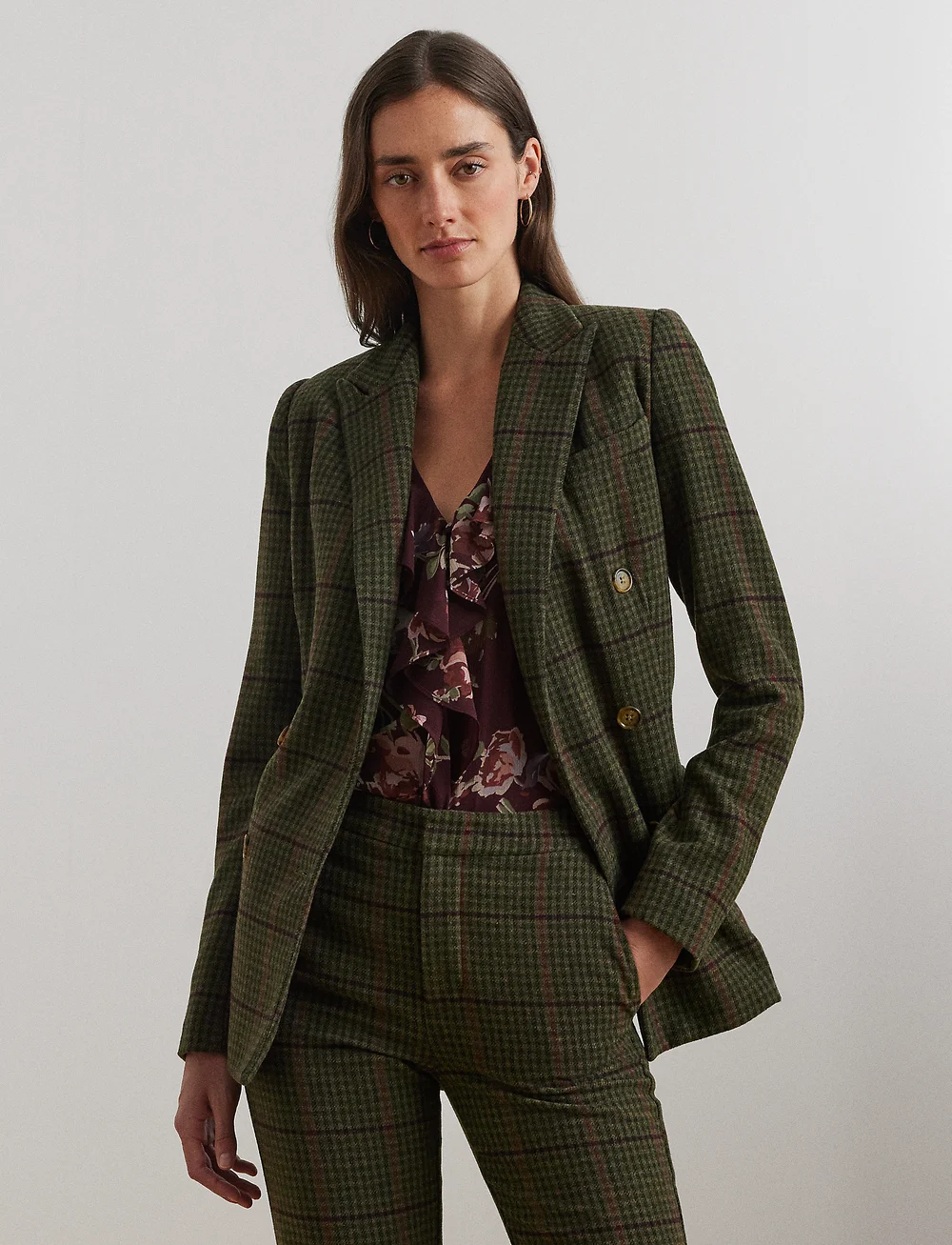 Lauren Ralph Lauren Glen Checktk Double breasted Blazer Double breasted blazers Boozt