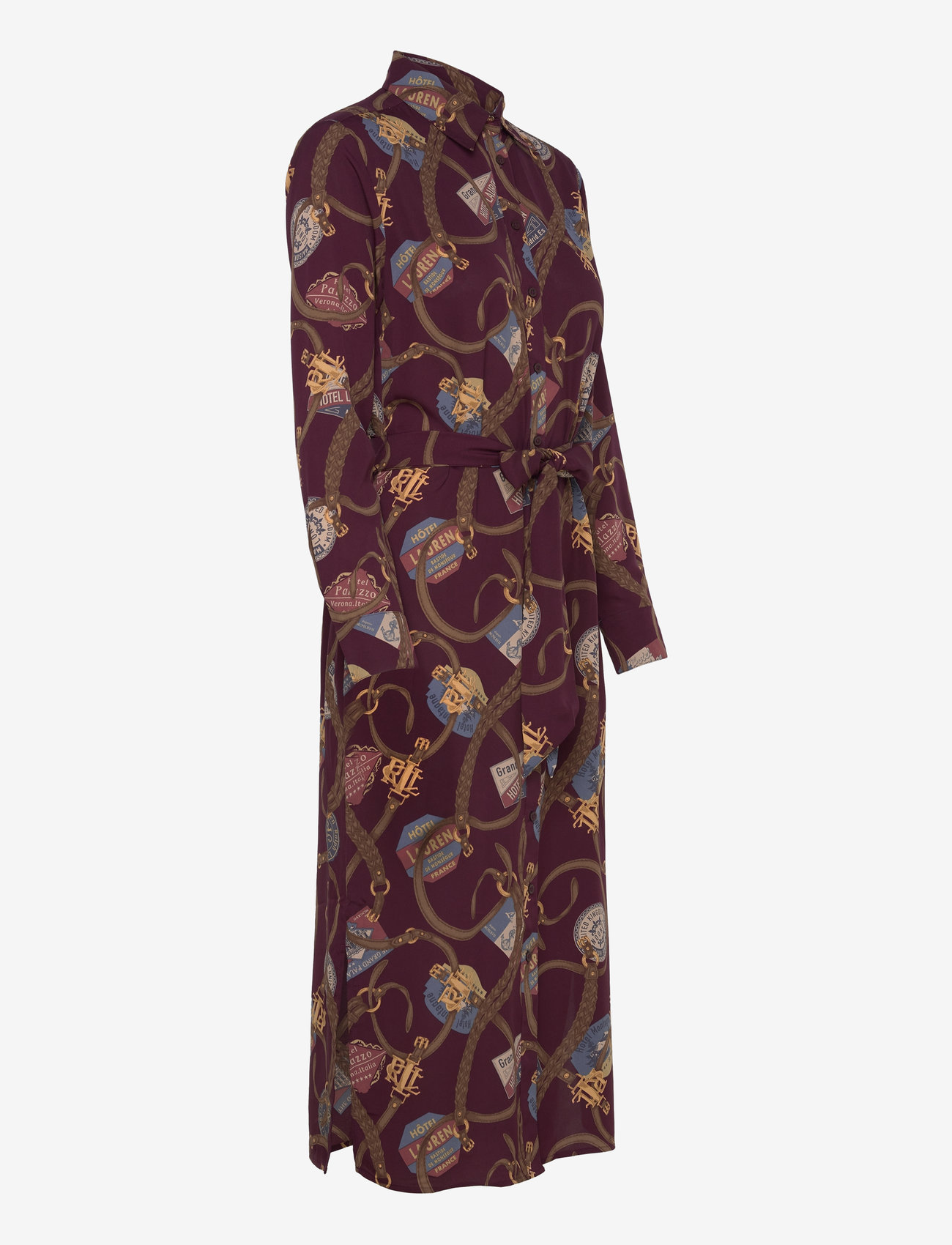 Lauren Ralph Lauren Belting-print Crepe Shirtdress (RAF200951294) Midi  dresses - Main Image