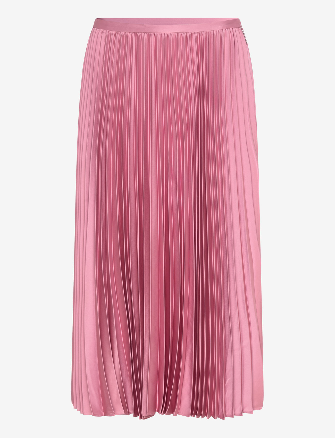 Lauren Ralph Lauren - Pleated Satin Charmeuse Skirt - midi kjolar - rose mauve - 0